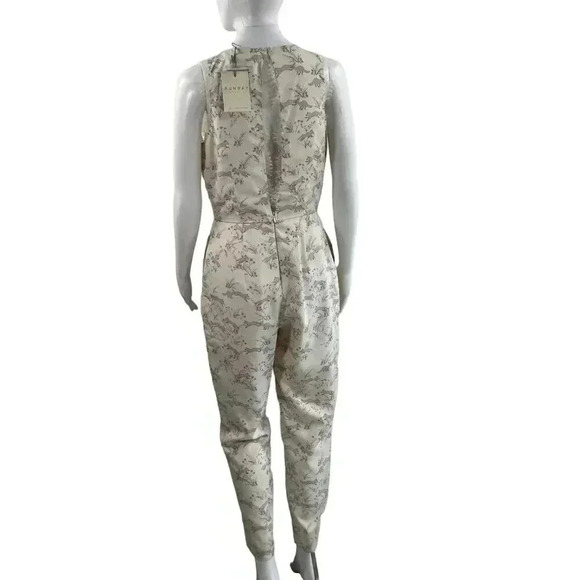 LC Lauren Conrad Runway Limited Edition Enchanted Woodlands Cropped Jumpsuit 6 - Picture 8 of 16
